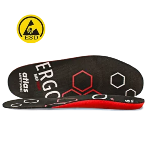 Indlægssål ATLAS ERGO-MED Rød til høj svang