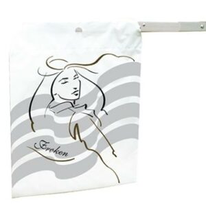 Hygiejnepose 50% genbrugsplast med tryk Frøken