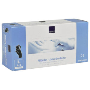 Sort Nitril engangshandske